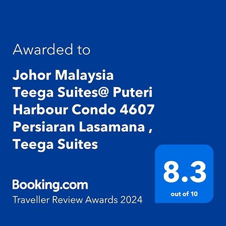 Johor Malaysia Teega Suites@ Puteri Harbour Condo 4607 Persiaran Lasamana , Teega Suites Нусаджайя Экстерьер фото